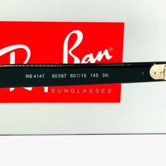 Ray-Ban Womens Black Rb1973 Sunglasses Square II 901/31 53-140 - Picture 9 of 14